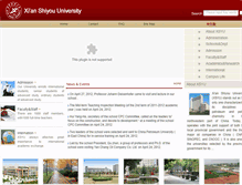 Tablet Screenshot of english.xsyu.edu.cn